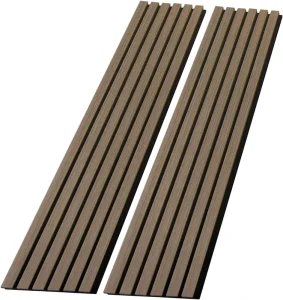 Chinese Akupanel Manufacturer Walnut Wood Veneer MDF Slats PET Board Backing Acoustic Wall Panels for Indoor Decoration