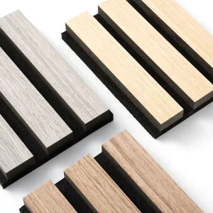 Chinese Factory Reasonable Price Akupanel Wooden Acoustic Slat Soundproof Wall Panels for Studio