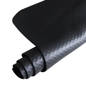 Clear Trainer Bike Mat Non-Slip Protective PVC Flooring Noise-Reducing Feature Gym Mat