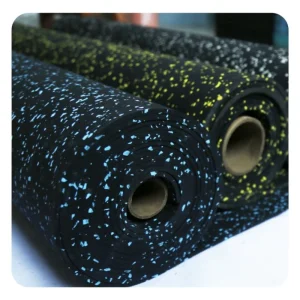 Color DOT Home Sport Sound Proof Voice Reduction Gym Rubber Mat Flooring Roll