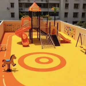 Colored EPDM Rubber Particles for Outdoor Runways, Playgrounds, Kindergartens, Basketball Courts, and Parks