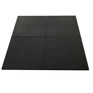 Colorful 50mm Playground Outdoor Rubber Flooring Gym Mat 50x50cm