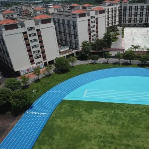 Colorful EPDM Rubber Particles Non-Toxic Shock-Absorbing Anti-Slip Running Track Material