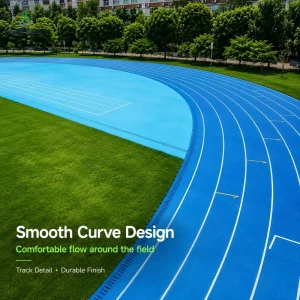 Colorful EPDM Rubber Raw Material for Outdoor Running Track and Sports Field Surfacing Supplier