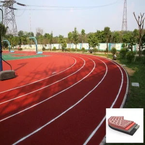 Colorful EPDM Rubber Raw Material for Running Track Surfacing Supplier Athletic Plastic Runway Shock Absorption