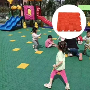 Colorful Flooring for Kids Outdoor Playground
