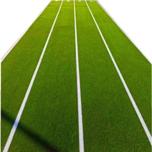 Colorful PE Monofilament Artificial Grass for Indoor/Outdoor Playground Runway Flooring Sled Running Track Sports Turf