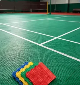 Colorful PP Interlocking Floor Tiles Anti-Slip Breathable Waterproof Eco-Friendly Shock-Absorbing