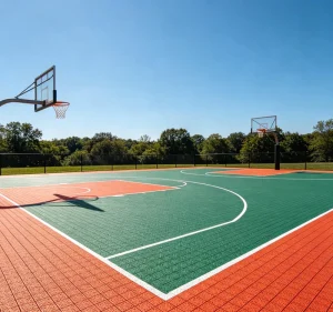Colorful PP Plastic Interlocking Floor Tiles Eco-Friendly Anti-Slip Shock Absorption 5-Year Lifetime