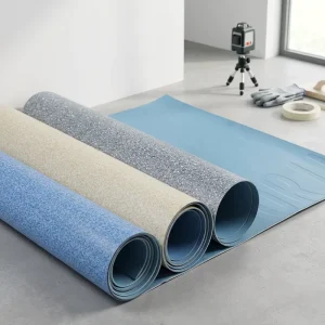 Colorful PVC Roll Flooring Anti slip Soft Vinyl Sheet Floor for Kindergarten Supermarket Shopping Mall