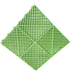 Colorful Plastic Interlocking Garage Floor Tiles for Indoor Car Washes