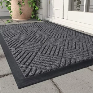 Commercial Anti-Slip High-Absorbent Outdoor Rubber Doormat for Home