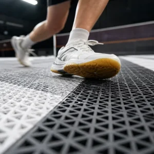 Commercial Badminton Court Flooring Modular PP Interlocking Tiles for Indoor Sports Clubs Gyms and Training Centers