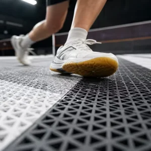 Commercial Badminton Court Flooring Modular PP Interlocking Tiles for Indoor Sports Clubs Gyms and Training Centers