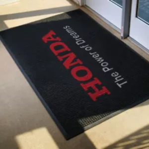Commercial Carpet Black Logo Mat Custom Printed Rubber Floor Entrance Door Mat for Store