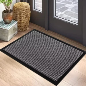 Commercial Carpet Entrance Mat, Washable Anti-Slip Loop and Cut Pile