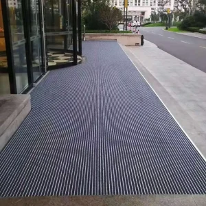 Commercial Entrance Aluminum Alloy Floor Mat, Outdoor, for Hotel, Bank, Supermarket, Hospital, Airport