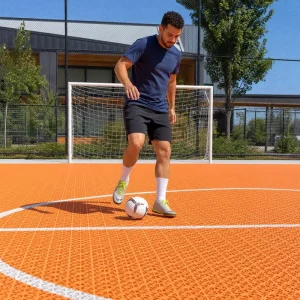 Commercial Futsal Court Flooring Modular PP Interlocking Tiles for Clubs Training Centers and Recreation Facilities