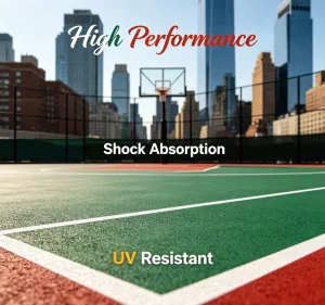 Commercial Grade PVC Sports Flooring Eco Friendly Waterproof Shock Absorbing Indoor Basketball Court Mat Free Sample