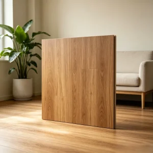Commercial Grade Wood Veneer SPC Flooring Wear Resistant Real Wood Layer Rigid Core Floor Supplier