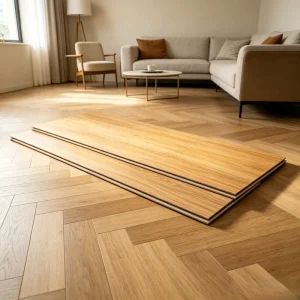 Commercial Grade Wood Veneer SPC Flooring Wear Resistant Real Wood Layer Rigid Core Floor Supplier