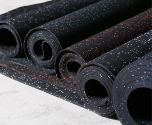 Commercial Gym Mat Function Tranning Volumed Rubber Floor Soundproof Gym Rubber Roll Flooring