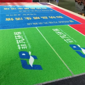 Commercial Nylon Printed Logo Mat Non Slip Rubber Backed Washable Eco Friendly Luxury Floor Mat for Hotel Office Home