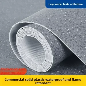 Commercial Office PVC Vinyl Flooring Waterproof Wear Resistant Modern Minimalist Design for Hospital Kindergarten