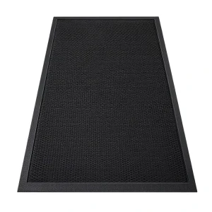 Commercial Rubber Braided Mesh Medium-Thickness Heavy-Duty Non-Slip Dirt-Trapper Rectangular Floor Mat for Garage