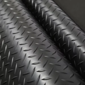 Commercial Rubber Flooring Mats Anti Slip Diamond Willow Pattern Durable Rubber Matting Rolls