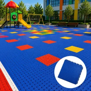 Commercial TPE Modular Basketball Court Flooring for Gyms and Athletic Facilities