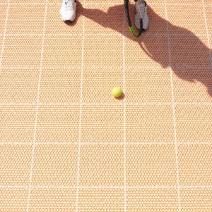 Easy Installation PP Portable Tennis Court Flooring System Modular Outdoor Sports Surface Solution