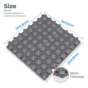 Community Roller Skating Rink PP Modular Floor Tiles for Recreation Centers Campuses and Activity Halls