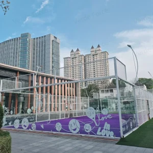 Community & School Economical Panoramic Padel Court with Easy Maintenance Design