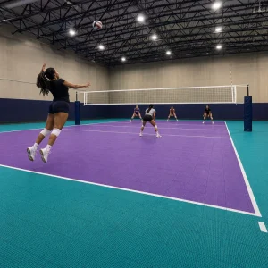 Community Volleyball Court Upgrade Modular PP Flooring for Parks Schools and Public Sports Areas