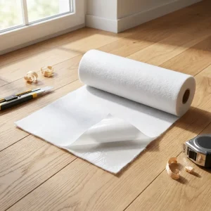 Compact 1m X 10m Self Adhesive Floor Protection Fleece DIY Sticky Felt Roll