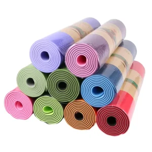 Compact Storage Anti Tear Reinforced Studio Practice High Density Cushioning TPE Yoga Mat