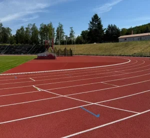 Complete PU EPDM Sports Flooring System for 400m Standard Running Track & Athletic Stadium Construction Full PU Synthetic Track