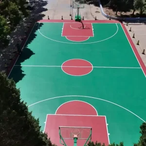 Complete Silicon PU Court System for Tennis Eco-Friendly Shock Absorption Indoor/Outdoor Use Professional Court Flooring