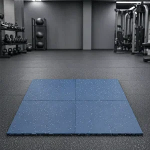 Composite Natural Home Gym Flooring Tiles Anti-Slip Sound Insulation Cushion Rubber Floor Mats