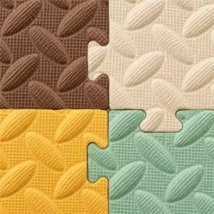 Concrete-Look EVA Interlocking Floor Mats Industrial-Style Foam Tiles Anti-Slip Waterproof Home Loft Office Custom OEM