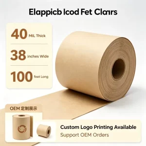 Construction Decoration Protective Paperboard Roll Biodegradable Renewable Kraft Floor Cover Paper for Building Renovate