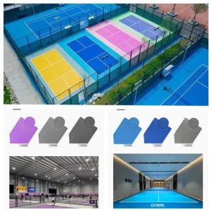 Contractor Deal Pvc Indoor Outdoor Sports Flooring Roll High Elasticity Foam Base Weatherproof Surface Paving Sheet
