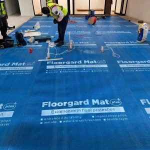 Contractor Grade Floor Protection Film Wear-Resistant Disposable Film for Large Construction Sites