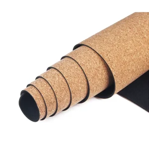 Cork and NR Anti-Tear Durable Yoga Mat for Yoga Studio and Gym
