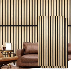 Cost effective Good Quality Acoustic Slat Wall Panel Wooden Sound Absorbing Panels