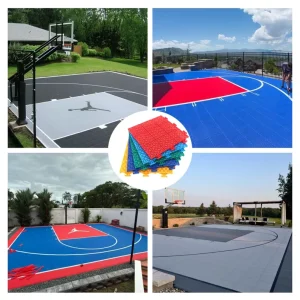 Court Interlocking PVC Fiba Plastic Indoor Basketball Sport Floor Mats Eco Friendly 10 Year Warranty