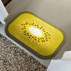 Creative Cartoon Anime Pattern Custom Cut Doormat Anti Slip Wear Resistant Dust Scraping PVC Coil Mat