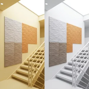 Creative Shaped 3D Acoustic Panel Customizable Geometric Polyester Fiber Wall Tiles Decorative Sound Absorbing Board for Studio