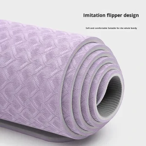 Cross Border TPE Yoga Mat Shock Absorption Soundproof Anti Slip Fitness Odorless Home Thickened Exercise Dance Sports
